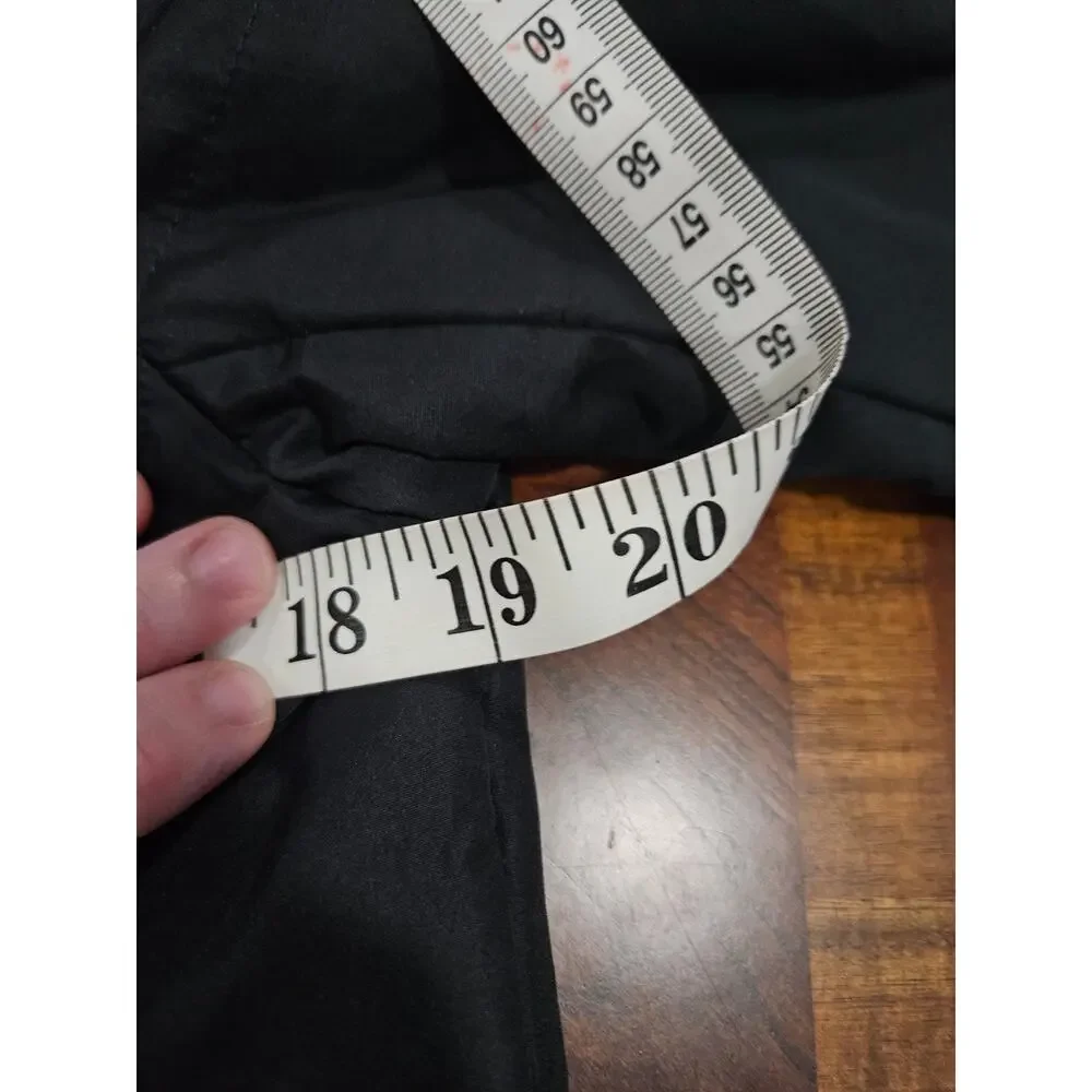 Land's End Black Puffer Jacket Fleece-lined Size XS 2 4 Women's - Picture 9 of 11